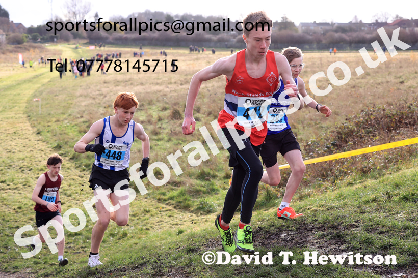 Mens Under-17s 2025 Start Fitness NEHL, Wrekenton, Gateshead, Sunday, November 23rd. Photo: David T. Hewitson/Sports for All Pics
